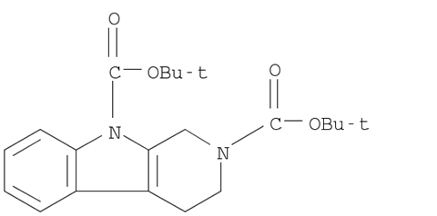 ditert-butyl 3,4-dihydro-1H-pyrido[3,4-b]indole-2,9-dicarboxylate cas no. 1196075-55-4 96%
